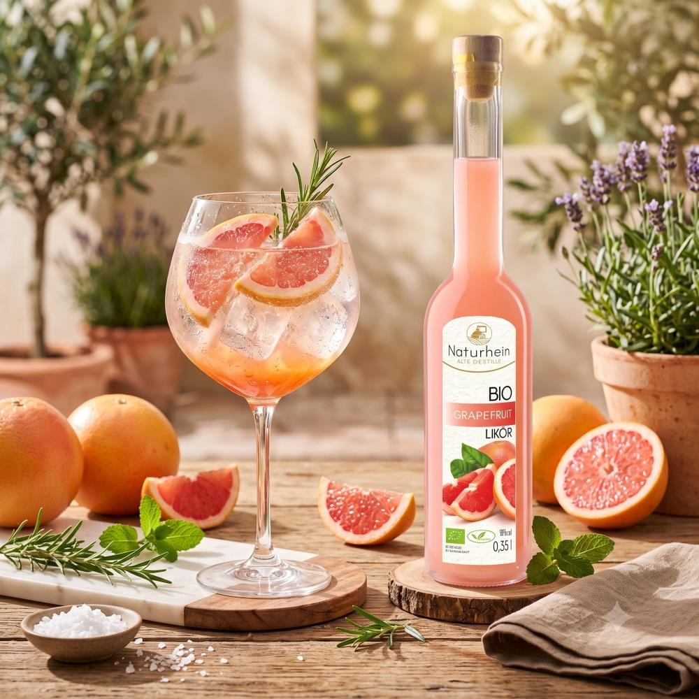 Bio Grapefruit Likör –  sonnig herb-fruchtiger Genuss