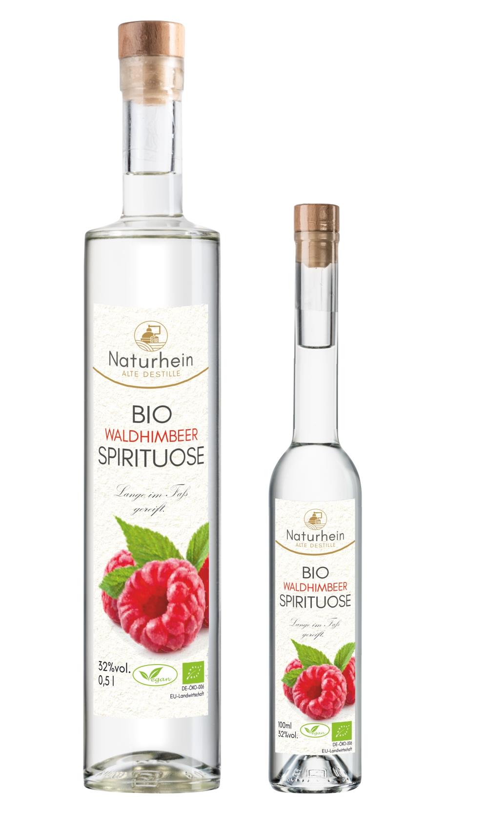 Bio Himbeer Spirituose fruchtig aromatisch, lange gelagert
