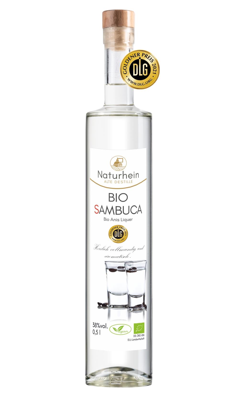 Bio Sambuca Anis Likör fein aromatisch italienischer Stil
