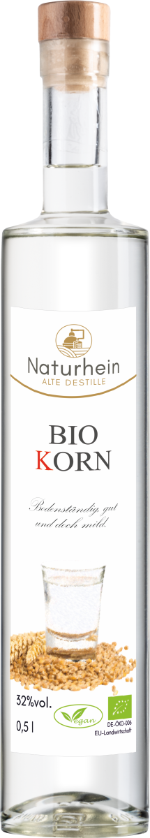 Veganer Bio Korn Spirituose Schnaps