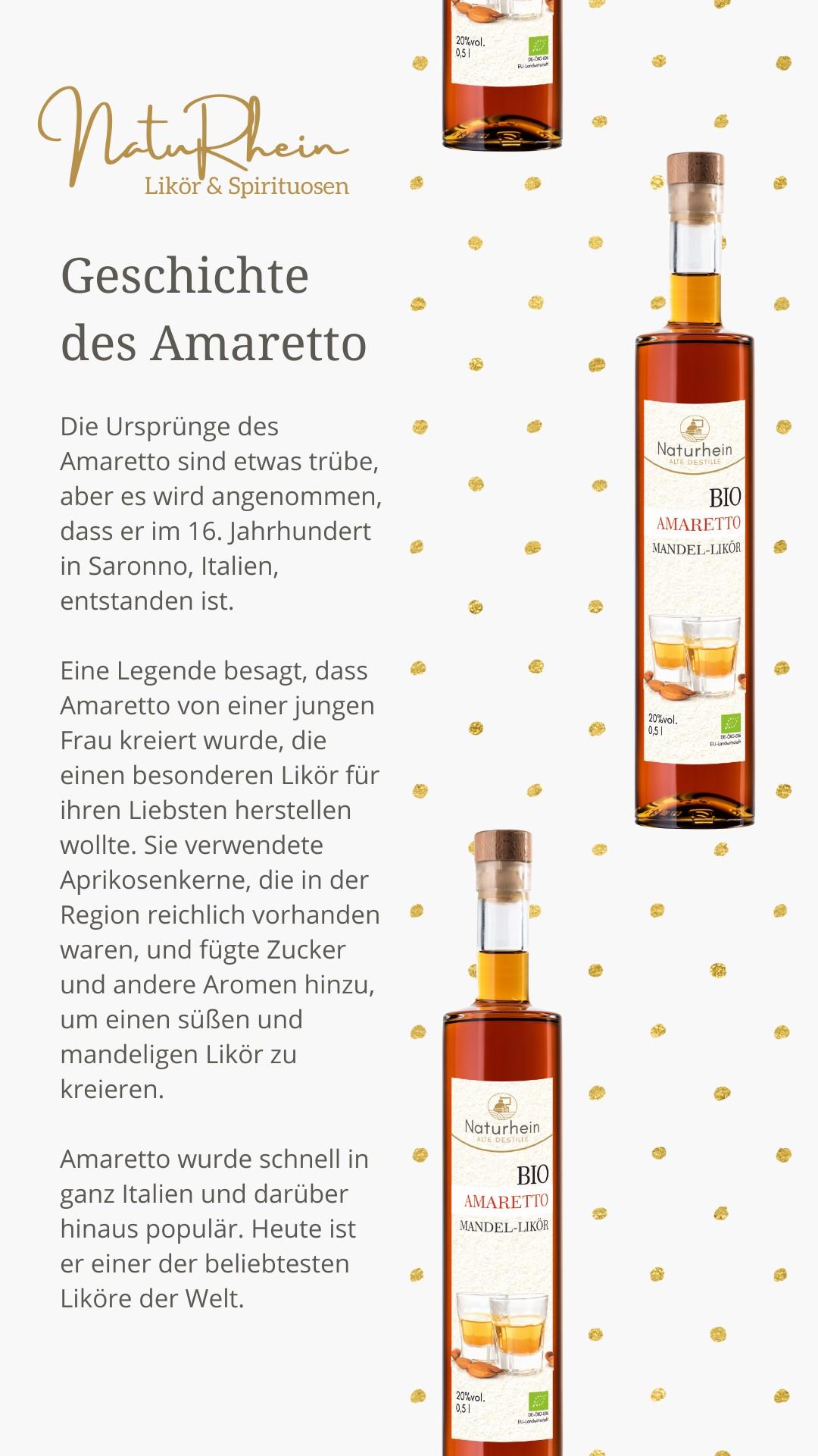 BIO Amaretto 0,5l, 20%vol